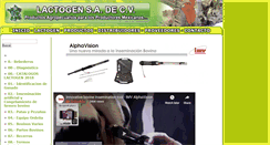 Desktop Screenshot of lactogenmexico.com