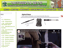 Tablet Screenshot of lactogenmexico.com